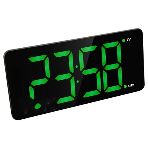 Многофункциональный гаджет BVItech BV-475GKx Green-Black часы будильник электронные цифры цифры синие с термометром черные 23х9 5х3 см 3244775