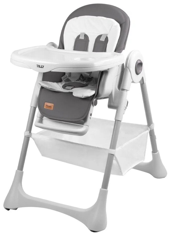 Стульчик для кормления BABY TILLY Picnic T-654 Grey