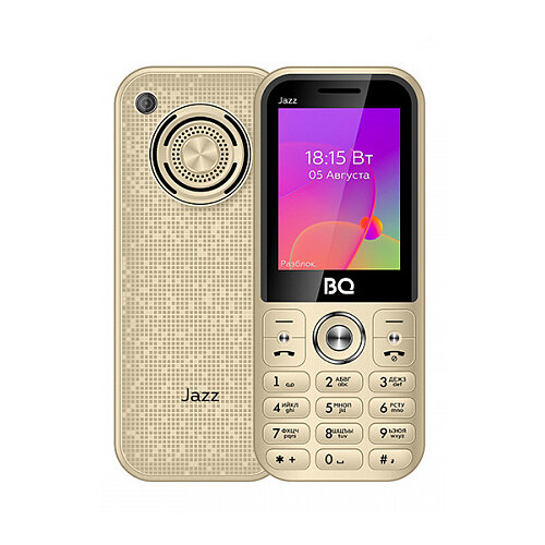 Телефон BQ 2457 Jazz, 2 SIM, gold