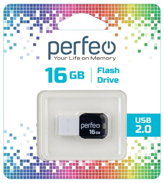 USB  Perfeo 16GB M02 White