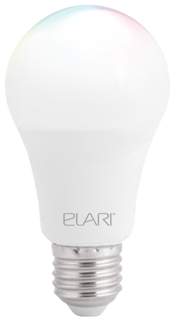 Лампа светодиодная ELARI SmartLED Color LMS-27, E27, A60, 9Вт фото 1
