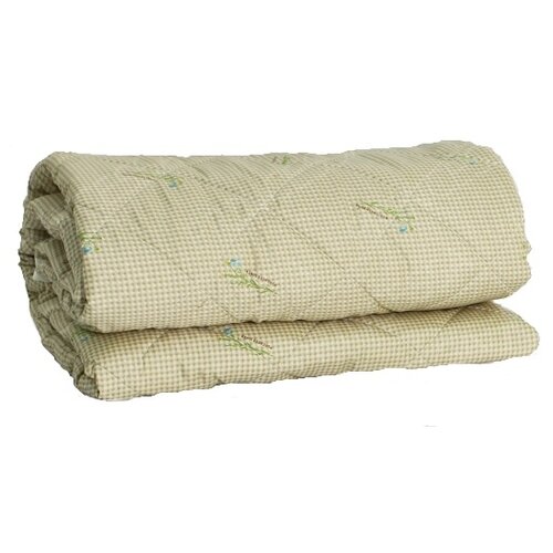 Одеяло Принцесса на горошине Люкс Эконом Лен/Полиэстер, 175 х 205 см, бежевый