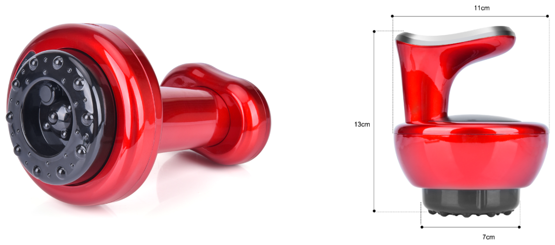Инфракрасный мощный вакуумный LPG массажер с регулеровкой температуры и давления RED - фотография № 7
