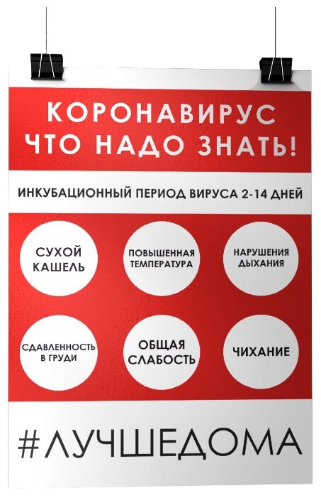 Плакат обнулись "Коронавирус, что надо знать"/постер А3/постер для интерьера/подарок