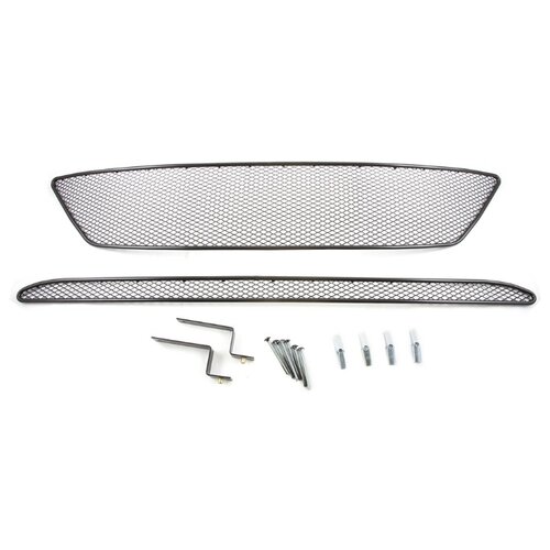 фото Arbori сетка на бампер внешняя для hyundai ix35 2010-&gt;, 2 шт., черн., 15 мм