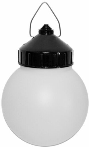 Светильник НСП 01-60-003 подвесной Гранат полиэтилен IP44 E27 max 60Вт D150 шар белый | код Б0052010 | ЭРА (10шт. в упак.)