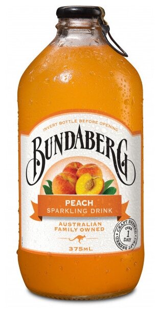 Крафтовый лимонад Bundaberg (Бандаберг) Peach, Австралия, 375 мл - фотография № 1