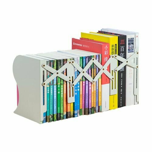 Подставка-ограничитель для книг Deli 78631GREY серый 2031₽