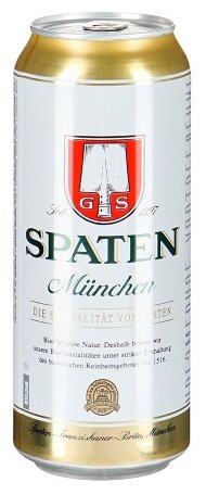 Пиво светлое Spaten Munchen 0.5 л