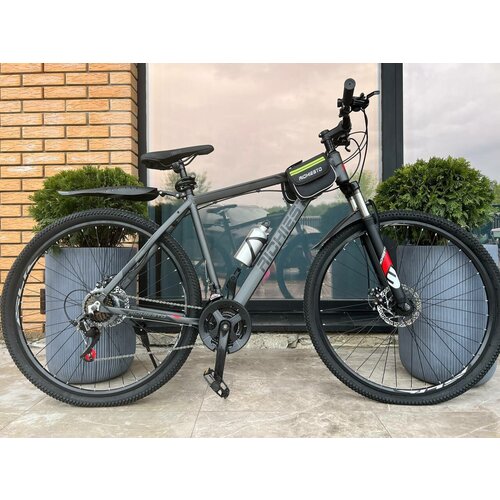 Велосипед алюминиевый горный Richiesto 29 размер колес рама 21 черный подростковыйвзрослыйженскиймужской 2098900₽