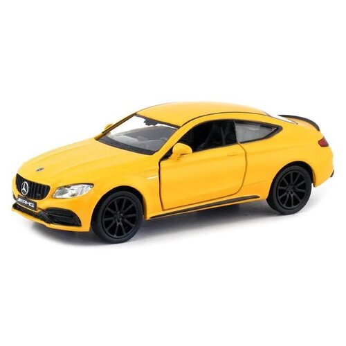 Спортивный автомобиль RMZ City Mercedes-Benz C63 S AMG Coupe 2019 (554987) 1:32, 12.2 см, желтый oil filter a2781800009 1 pcs for mercedes benz c class w205 a205 c205 s205 2013 2019 c63 amg c63 s model car paper oil filter