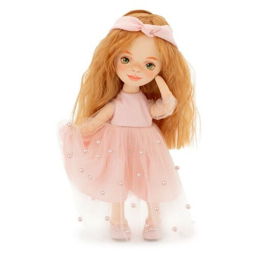 мягкая кукла sunny в светло розовом платье 32 см orange toys Мягкая кукла Sunny «В светло-розовом платье», 32 см