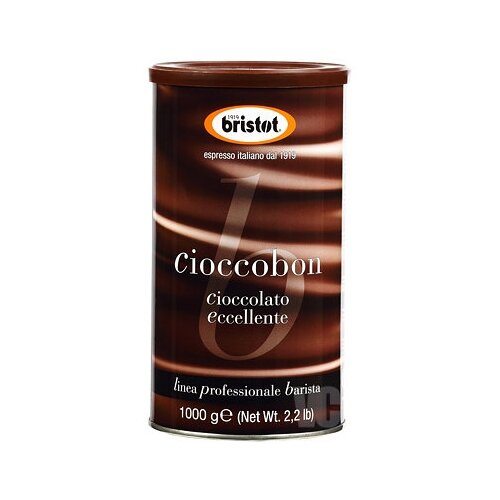 Bristot Cioccobon горячий шоколад, банка, 1 кг