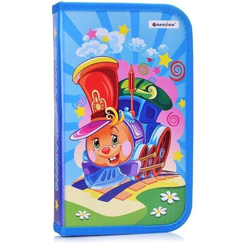 Пенал Darvish 1 отделение 190х115 мм Сказочный паровозик DV-8429 277₽