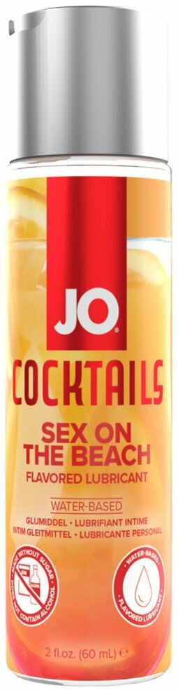 Съедобный лубрикант System JO Cocktails Sex on the Beach со вкусом коктейля Секс на пляже 60 мл