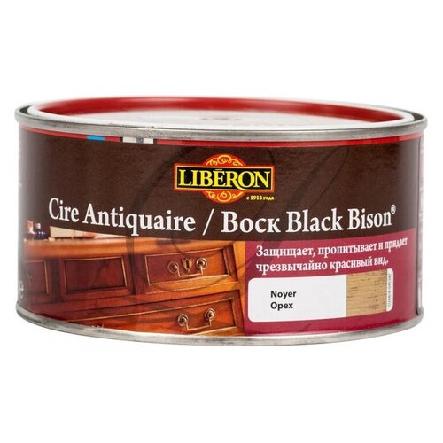 Воск Liberon Cire Antiquaire / Black Bison, орех, 0.5 л