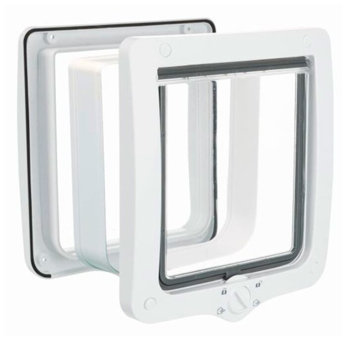 Дверца в дверь для животных TRIXIE 4-Way Flap Door XL with Tunnel