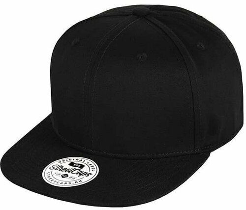 Бейсболка Street caps, размер 55-60, черный