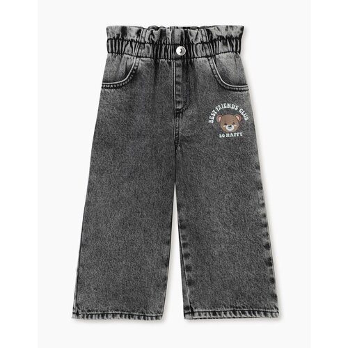 Джинсы Gloria Jeans, размер 104, серый