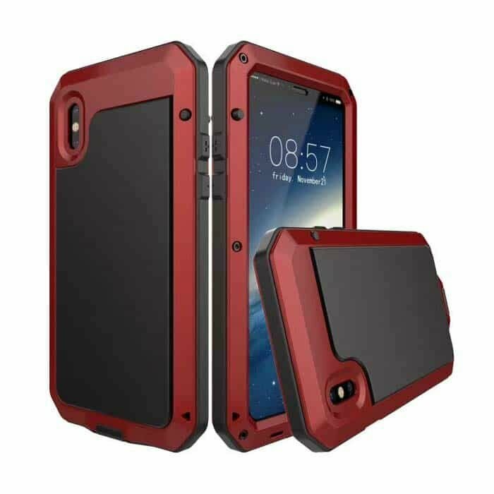 Ударопрочный чехол LunaTik Taktik Extreme для iPhone X, iPhone XS, цвет Satin Red