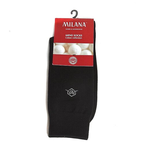 фото Мужские носки milana, 1 пара, размер 27, черный