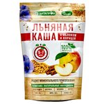 Эльфа Каша льняная с яблоками и корицей, 300 г - изображение