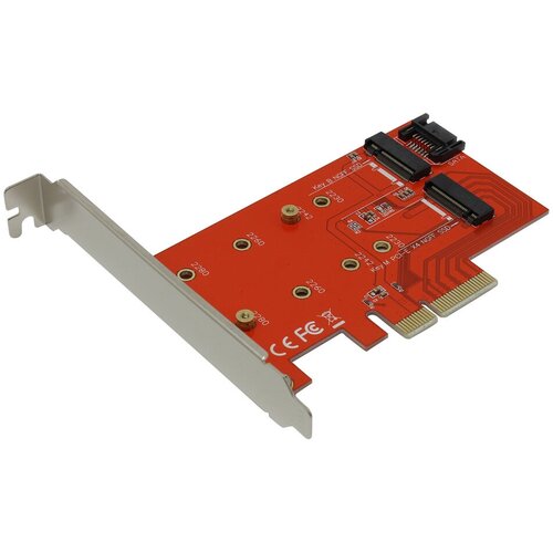 Переходник PCI-Ex4 - NGFF(M.2) SSD PCI-E->M.2 M key, SATA->M.2 B key | ORIENT C296E ngff m 2 key a e to pci e express x1 usb riser card with high speed fpc cable