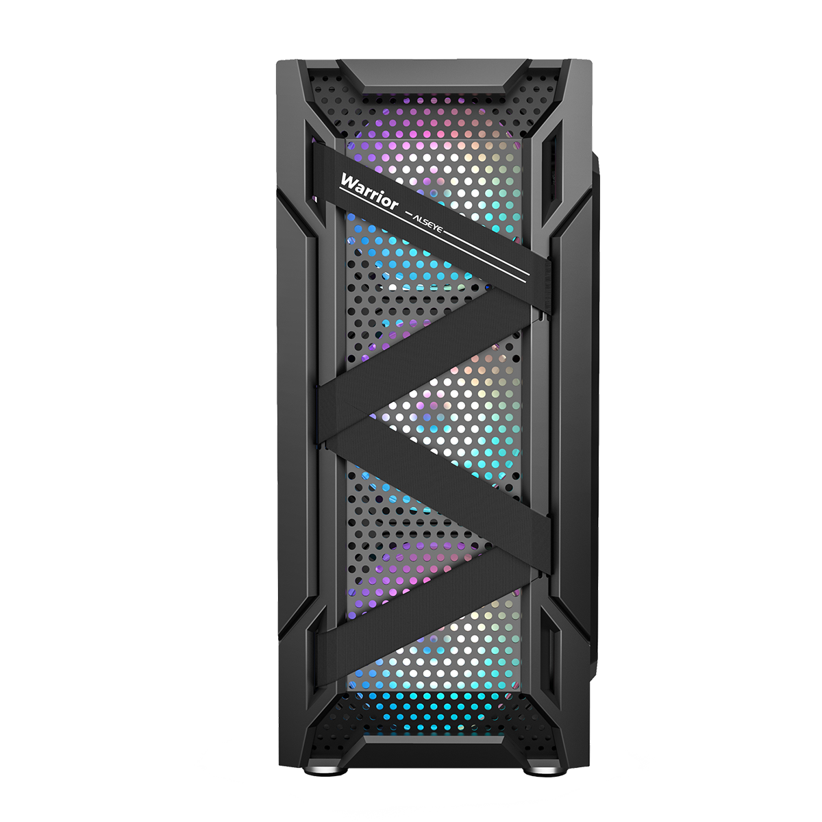 Корпус Alseye Warrior ATX, Midi-Tower, без БП черный (AS-WRR-BK)