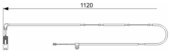 Датчик износа тормозных колодок задний Bosch 1987473010 для Land Rover Range Rover Land Rover Range Rover Sport