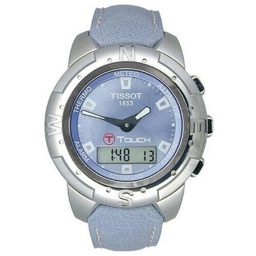 Наручные часы TISSOT Tissot T33763881, серебряный, голубой