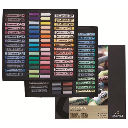фото Royal talens набор пастели rembrandt мастер 120цв (основной) 1 и 1/2