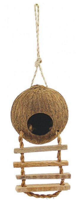 TRIOL™ Домик для птиц из кокоса с лестницей, 450мм