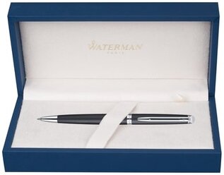 Waterman ручка шариковая Hemisphere Matt Black CT 0.8 мм, S0920870, синий цвет чернил, 1 шт.