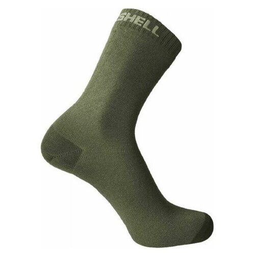 фото Водонепроницаемые носки dexshell ultra thin crew l (43-46), оливковый зеленый