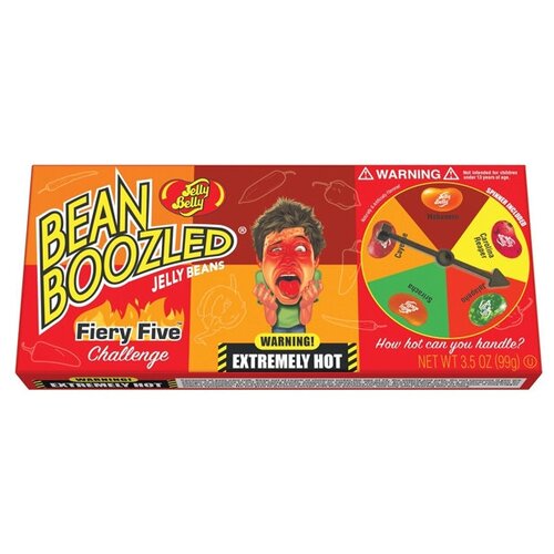 фото Острые драже jelly belly bean boozled fiery five (игра с крутящимся диском) (сша), 100 г