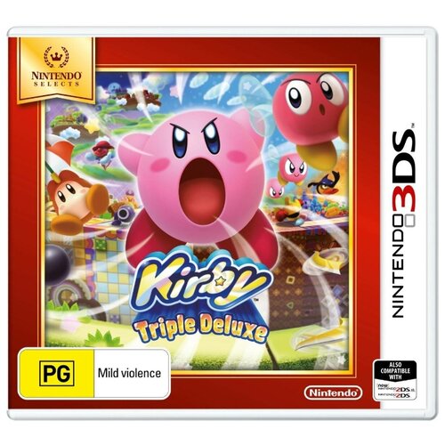 Kirby: Triple Deluxe (Nintendo Selects) [3DS, русская версия] super mario maker русская версия 3ds