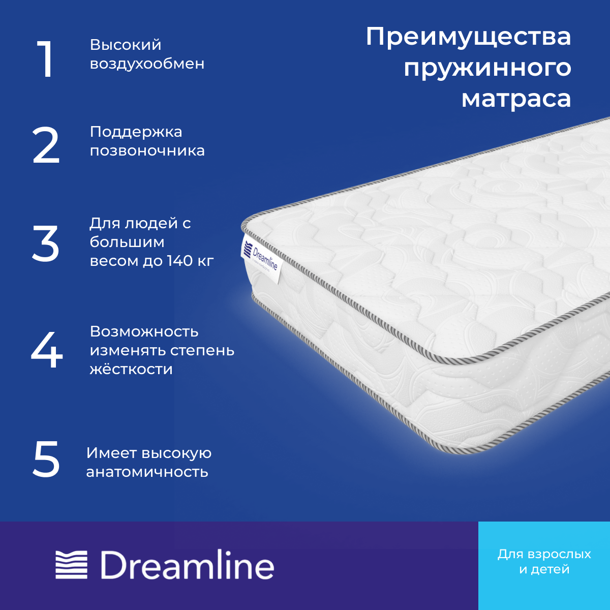 Матрас Dreamline Kombi 3 TFK 190х190 - фотография № 4