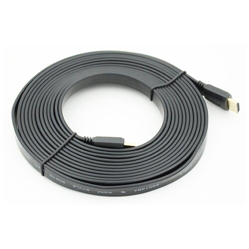 Кабель аудио-видео FLAT HDMI (m)/HDMI (m) 5 м аудио кабель 1 0 m jack3 5 m jack3 5 m