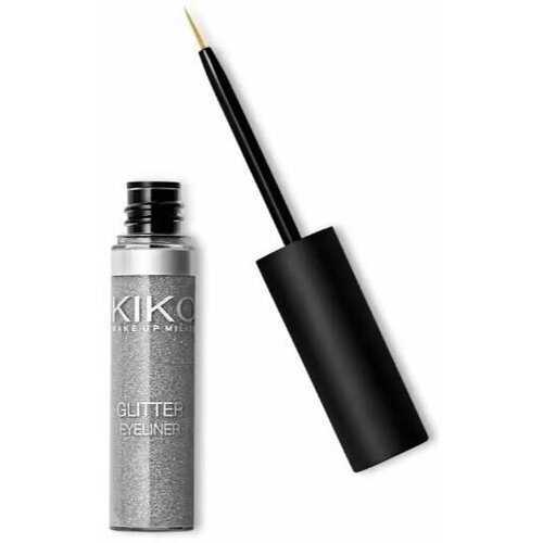 KIKO MILANO Подводка для глаз с блестками Glitter Eyeliner (02 Silver) kiko milano подводка для глаз с блестками glitter eyeliner 01 multicolour