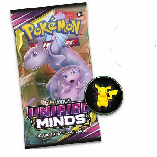 Коллекционные карточки покемон Pokemon. 1 Бустер издания Sun&Moon unified minds 324 шт коркор pokemon английские карточки sun