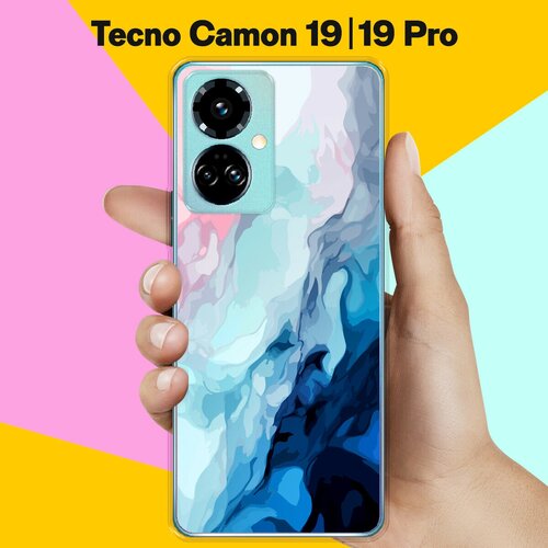 Силиконовый чехол на Tecno Camon 19 / Tecno Camon 19 Pro Акварель / для Техно Камон 19 / Камон 19 Про силиконовый чехол на tecno camon 19 tecno camon 19 pro довольная лиса для техно камон 19 камон 19 про