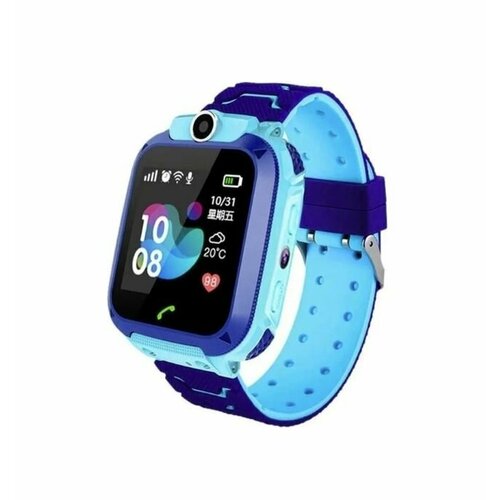 Детские умные часыБудильник Кнопка SOS Камера Голубой 164100₽