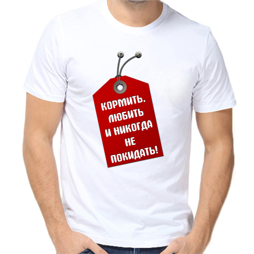 фото Футболка, размер m, белый нет бренда