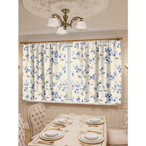 Шторы для кухни LeJoy Home из габардина 