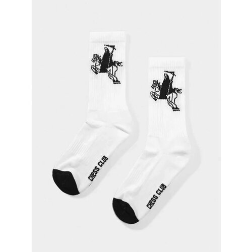 фото Носки crawling death chess club crawling death, размер one size, белый