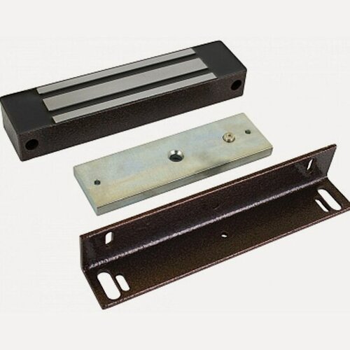 Изображение товара Замок электромагнитный Accordtec ML-295KB с уголком (коричневый)