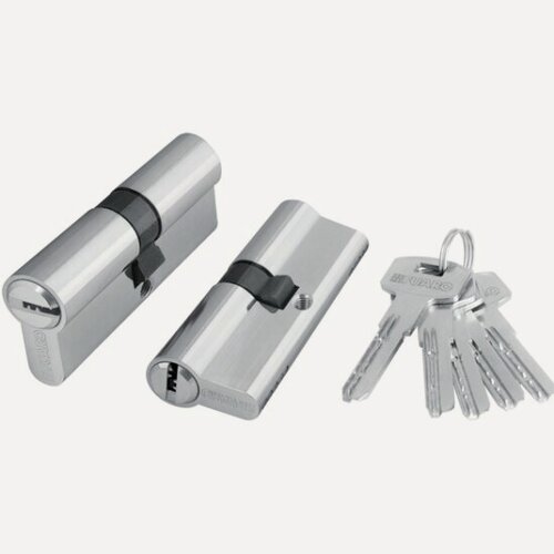 Изображение товара Цилиндровый механизм Fuaro (200 ZA) 2000 ZA Key 90 (35+10+45) CP хром 5Key