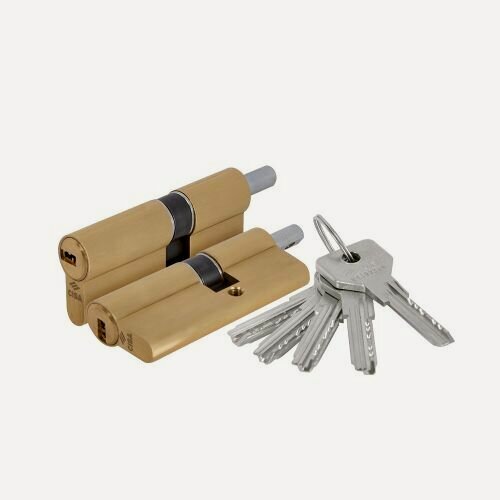 Изображение товара Цилиндровый механизм под вертушку Cisa ASIX OE302-13.00 (70 мм/30+10+30В), Латунь