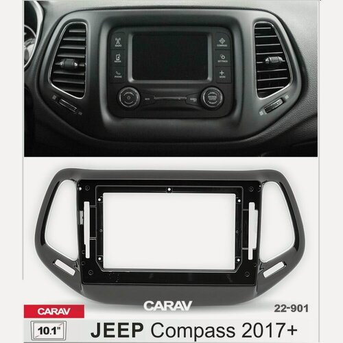 Изображение товара Переходная рамка 10.1" Android для JEEP Compass 2017+ CARAV 22-901