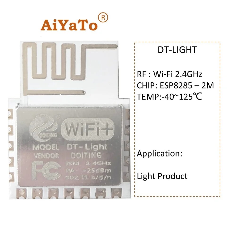DoHome WiFi модуль ESP8285, 10 pcs